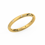 Load image into Gallery viewer, Stacking Band Ring with 9 Lab Grown Diamond Ring by Stefee Jewels
