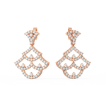 Load image into Gallery viewer, Brilliant Chains Lab Grown Diamond Drop Earrings by Stefee Jewels