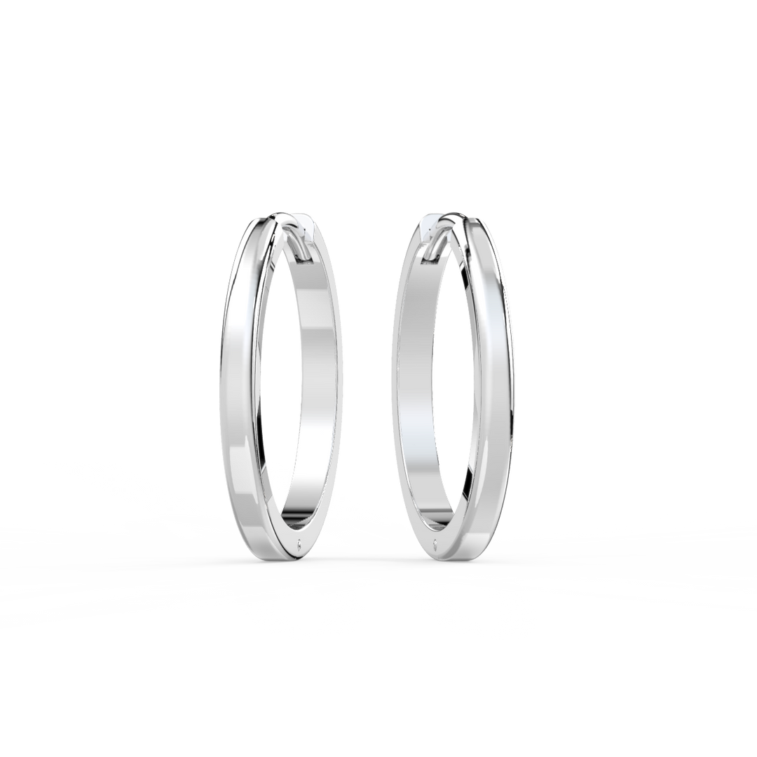 Huggie Hoops Lab Grown Diamond Earrings by Stefee