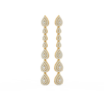 Load image into Gallery viewer, Sparkling Lab Grown Diamond Drop Earrings By Stefee Jewels
