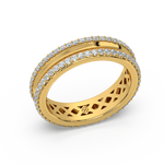 Load image into Gallery viewer, 2 Lab Grown Diamond Bands Ring by Stefee Jewels (Copy)