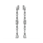 Load image into Gallery viewer, Diamond Fringe Earrings  Studs By Stefee Jewels