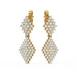 Load image into Gallery viewer, Lab Grown Diamond Raindrop Earrings  By Stefee Jewels