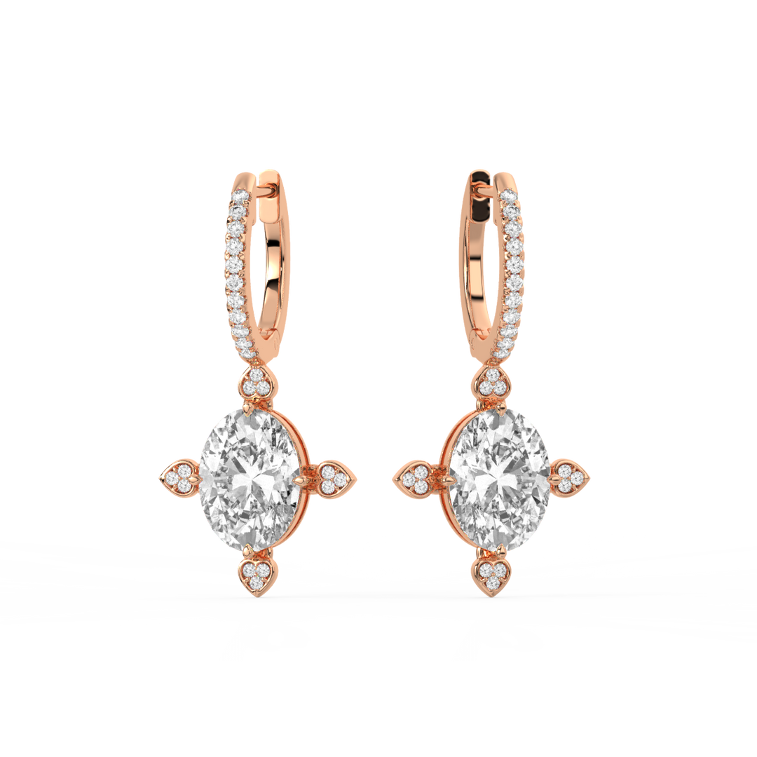Minimalist  Lab Grown Diamond  Studs By Stefee Jewels