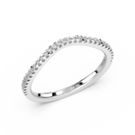 Load image into Gallery viewer, Slight Rippling Round Lab Grown Diamond Ring by Stefee Jewels