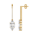 Load image into Gallery viewer, Exqusite Lab Grown Diamond Drop  Earrings By Stefee Jewels
