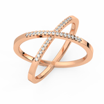 Load image into Gallery viewer, Signum Cross Lab Grown Diamond Ring by Stefee Jewels