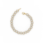 Load image into Gallery viewer, Locked Hearts Lab Grown Diamond Bracelet by Stefee Jewels