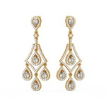Load image into Gallery viewer, Sparkling Cubic  Lab Grown DiamondStuds By Stefee Jewels