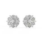 Load image into Gallery viewer, Radiant Flora Lab Grown Diamond  Pendant Set by Stefee Jewels