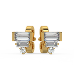 Load image into Gallery viewer, Bright Beeauty Lab Grown Diamond Stud Earrings by Stefee Jewels