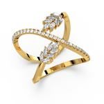 Load image into Gallery viewer, Brilliant Petals Lab Grown Diamond Ring by Stefee Jewels