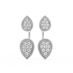 Load image into Gallery viewer, Pear Shaped Diamond Earrings By Stefee Jewels