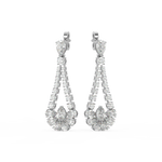 Load image into Gallery viewer, Flora Lab Grown Diamond  Danglers By Stefee Jewels