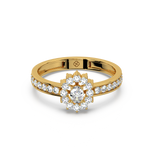 Load image into Gallery viewer, Radiant Engagement Lab Grown Diamond Ring by Stefee Jewels