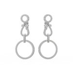 Load image into Gallery viewer, Hoops on Hoops  Lab Grown Diamond Earrings By Stefee Jewels
