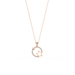 Load image into Gallery viewer, Starry Nightfall Lab Grown Diamond Pendant Set by Stefee Jewels