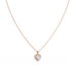 Load image into Gallery viewer, Loving Heart Lab Grown Diamond  Pendant Set by Stefee Jewels