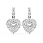 Load image into Gallery viewer, Dazzling Dreams Lab Grown Diamond Hoop Earrings by Stefee Jewels