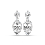 Load image into Gallery viewer, The Leafy  Lab Grown Diamond Earrings By Stefee Jewels