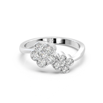 Load image into Gallery viewer, Clustered Gems Lab Grown Diamond  Ring by Stefee Jewels