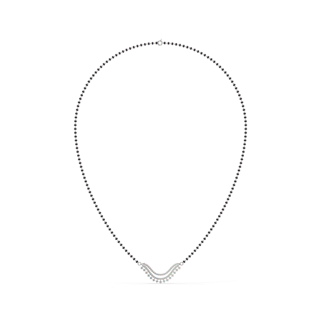 Sparkling Elegant  Lab Grown Diamond Necklace by Stefee Jewels