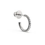 Load image into Gallery viewer, 0.42 ct Lab Grown Diamond Arc Hoops Earrings by Stefee