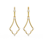 Load image into Gallery viewer, Glitter Streams Lab Grown Diamond Drop Earrings by Stefee Jewels