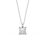 Load image into Gallery viewer, Solitaire Princess Lab Grown Diamond Pendant by Stefee