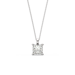 Load image into Gallery viewer, Solitaire Princess Lab Grown Diamonds Pendant by Stefee

