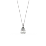 Load image into Gallery viewer, Solitaire Pear Lab Grown Diamond Pendant by Stefee