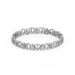 Load image into Gallery viewer, Bold Interlink Lab Grown Diamond Bracelet by Stefee Jewels