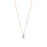 Load image into Gallery viewer, Solitaire Oval Lab Grown Diamond Pendant by Stefee