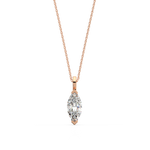 Load image into Gallery viewer, Solitaire Marquise Lab Grown Diamond Pendant by Stefee