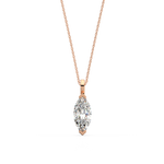 Load image into Gallery viewer, Solitaire Marquise Lab Grown Diamond Pendant by Stefee