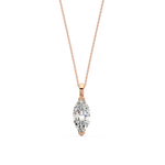 Load image into Gallery viewer, Solitaire Marquise Lab Grown Diamond Pendant by Stefee
