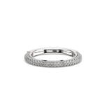 Load image into Gallery viewer, Embellished Lace Band Lab Grown - Engagement Diamond Ring by Stefee Jewels