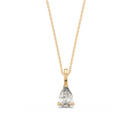 Load image into Gallery viewer, Solitaire Pear Lab Grown Diamond Pendant by Stefee