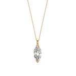 Load image into Gallery viewer, Solitaire Marquise Lab Grown Diamond Pendant by Stefee
