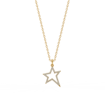 Load image into Gallery viewer, Open Star Lab Grown Diamond Pendant by Stefee
