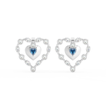 Load image into Gallery viewer, Connected Hearts  Lab Grown Diamond Studs By Stefee Jewels