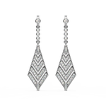 Load image into Gallery viewer, Dazzling Delight Lab Grown Diamond Drop Earrings by Stefee Jewels