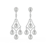 Load image into Gallery viewer, Sparkling Cubic  Lab Grown DiamondStuds By Stefee Jewels