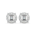 Load image into Gallery viewer, Round cut stud earrings By Stefee Jewels