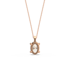 Load image into Gallery viewer, Solitaire Oval Lab Grown Diamond Pendant by Stefee