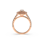 Load image into Gallery viewer, Double Halo Lab Grown - Engagement Diamond Ring by Stefee Jewels