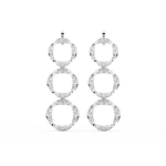 Load image into Gallery viewer, Glittering Charms Lab Grown Diamond Drop Earrings by Stefee Jewels