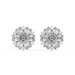 Load image into Gallery viewer, Floral Radiance  Lab Grown Diamond  Pendant Set by Stefee Jewels