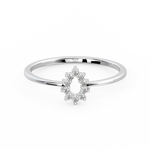 Load image into Gallery viewer, Open Dewdrop Round Lab Grown Diamond  Ring by Stefee Jewels
