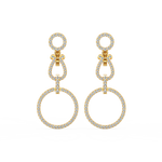 Load image into Gallery viewer, Hoops on Hoops  Lab Grown Diamond Earrings By Stefee Jewels
